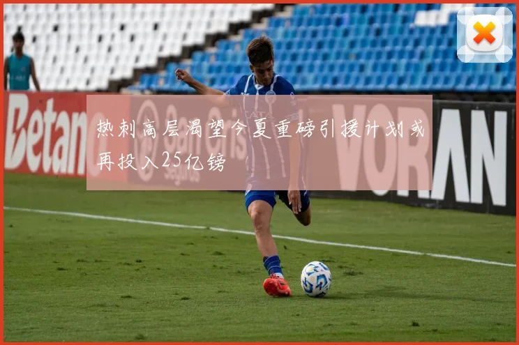 热刺高层渴望今夏重磅引援计划或再投入25亿镑
